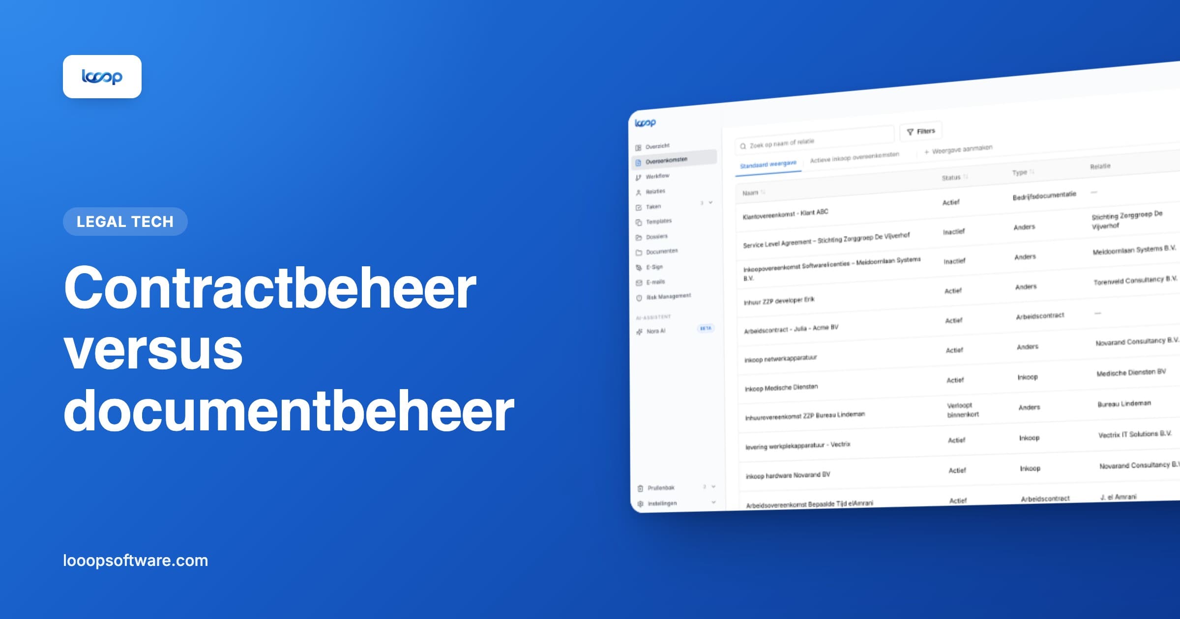 Verschil tussen contractbeheer en documentbeheer