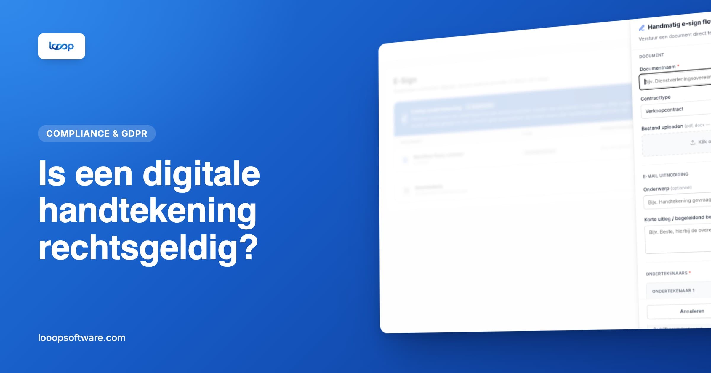Rechtsgeldigheid van de digitale handtekening onder eIDAS in Nederland
