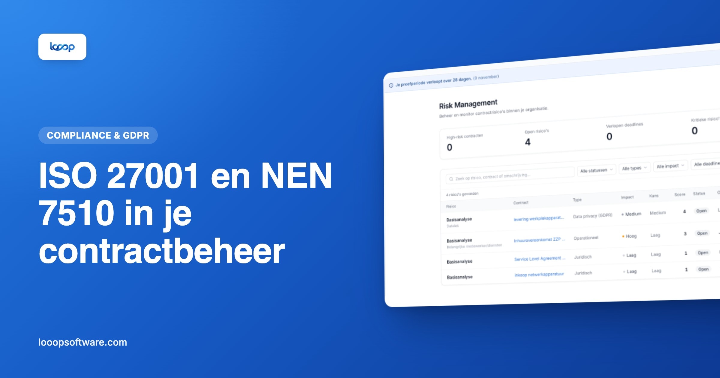 ISO 27001 en NEN 7510 eisen aan leverancierscontracten