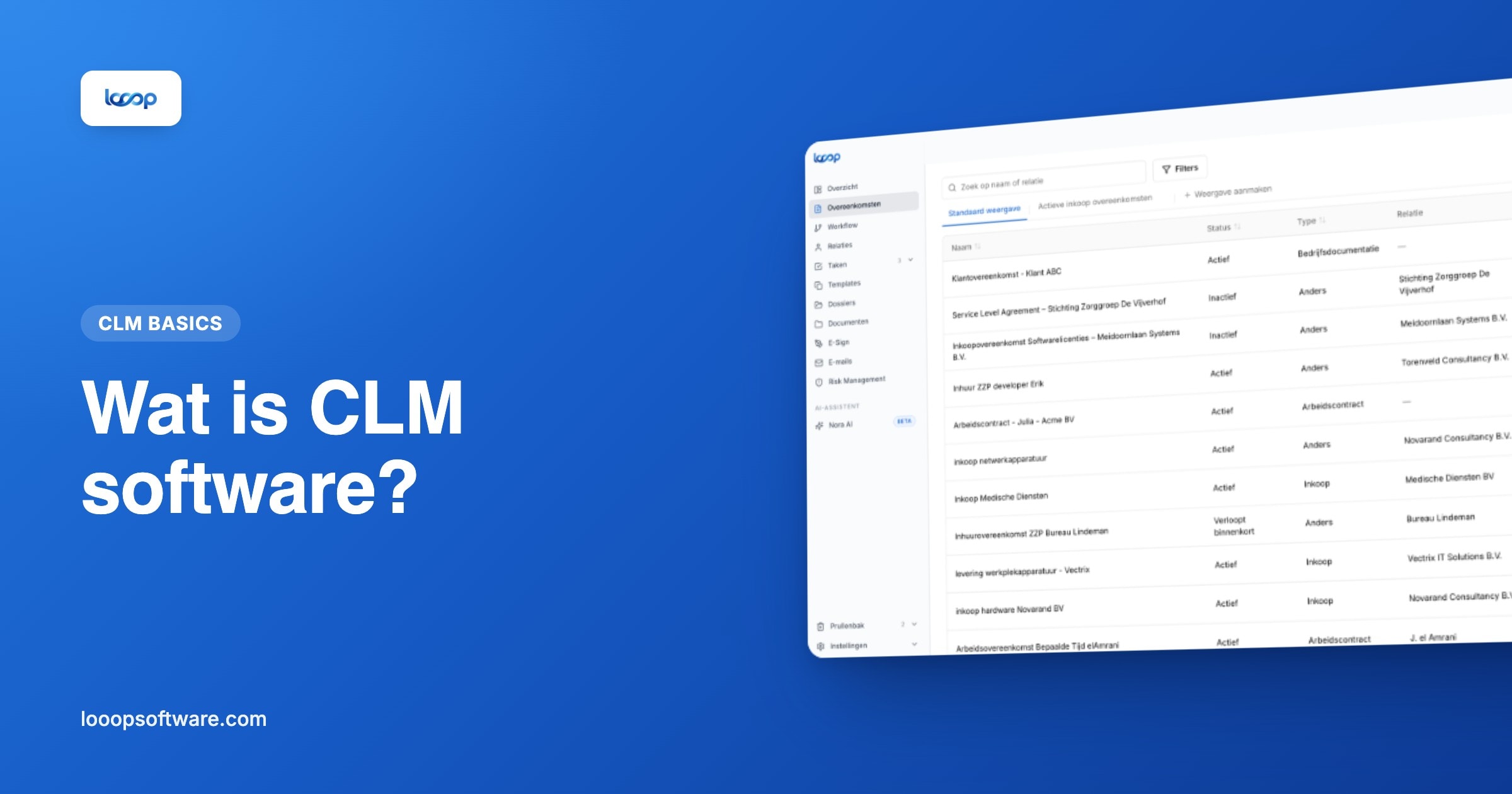 Wat is CLM software en contract lifecycle management uitgelegd
